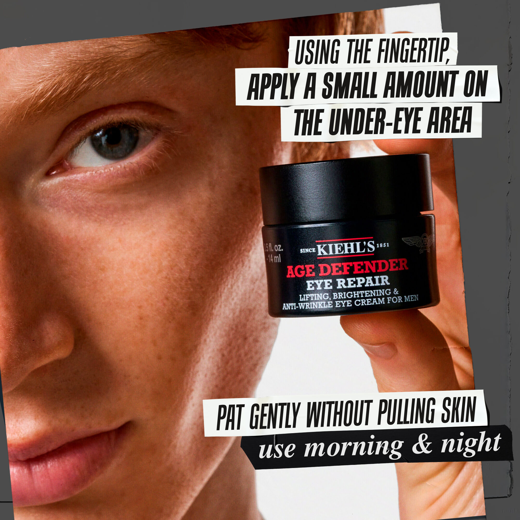 Age Defender Eye Repair – Men's Eye Cream – Kiehl's